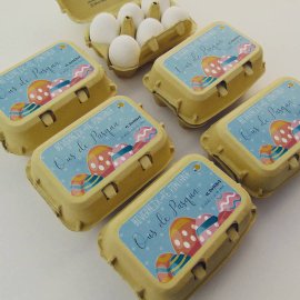 caja de huevos